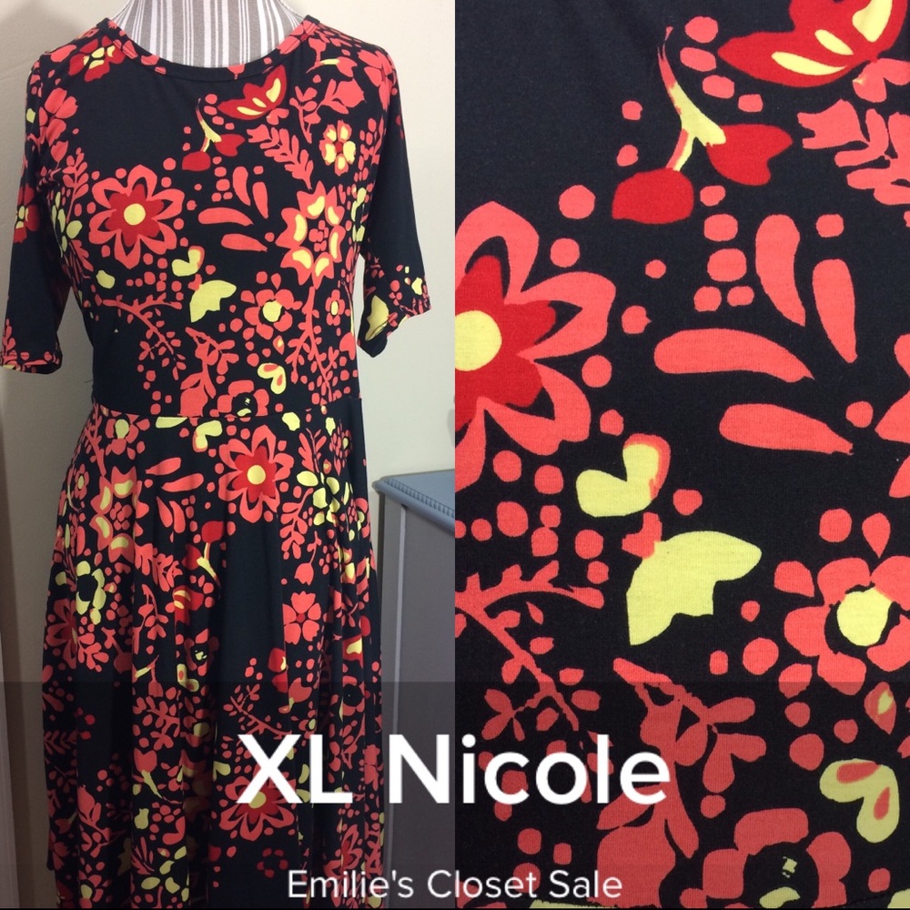 NWOT LuLaRoe Nicole Dress
